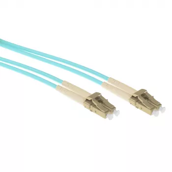 ACT 0,5 m wielomodowy 50/125 OM3 duplex opancerzony patchcord światłowodowy ze złączami LC