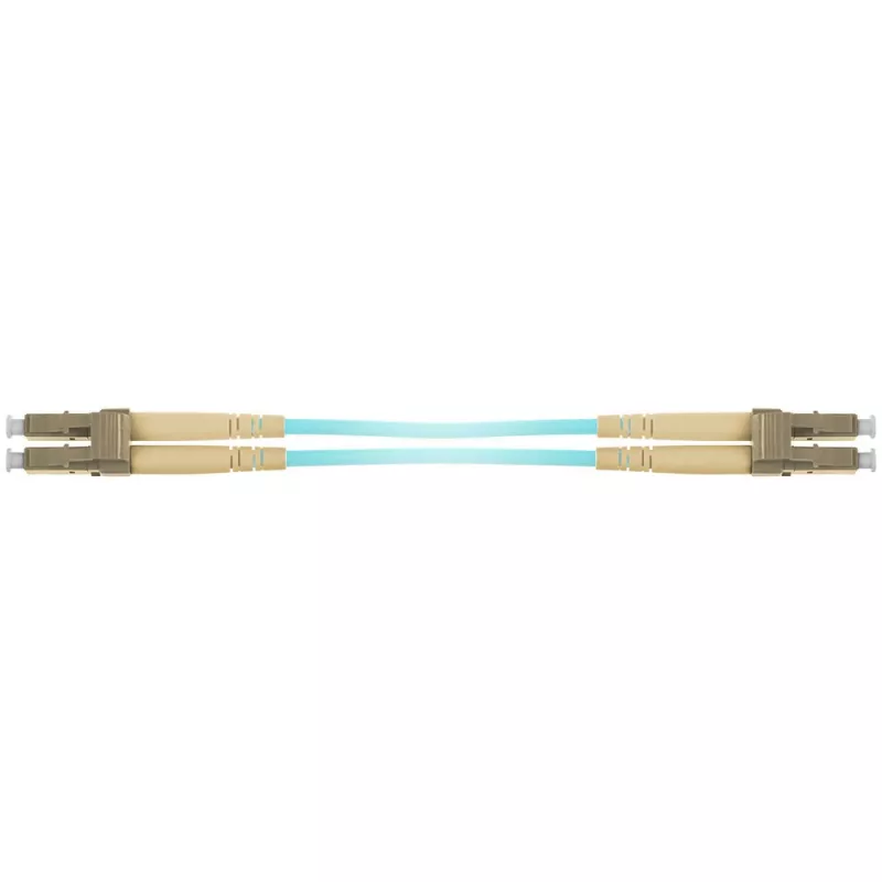 ACT 0,5 m wielomodowy 50/125 OM3 duplex opancerzony patchcord światłowodowy ze złączami LC