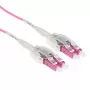 Kabel światłowodowy ACT 1 metr Multimode 50/125 OM4 Polarity Twist z wtykami LC