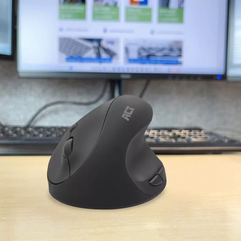 Mysz ACT Bezprzewodowa Mysz Ergonomiczna 1600 DPI RF Wireless