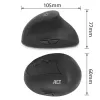 Mysz ACT Bezprzewodowa Mysz Ergonomiczna 1600 DPI RF Wireless