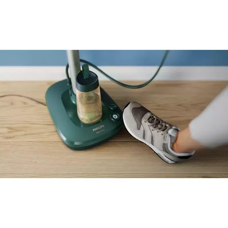 Parownica do ubrań na stojaku Philips AIS6020 1800W, zbiornik 1,1L, 45 g/min ciągłej, 90 g/min boost, OptimalTEMP