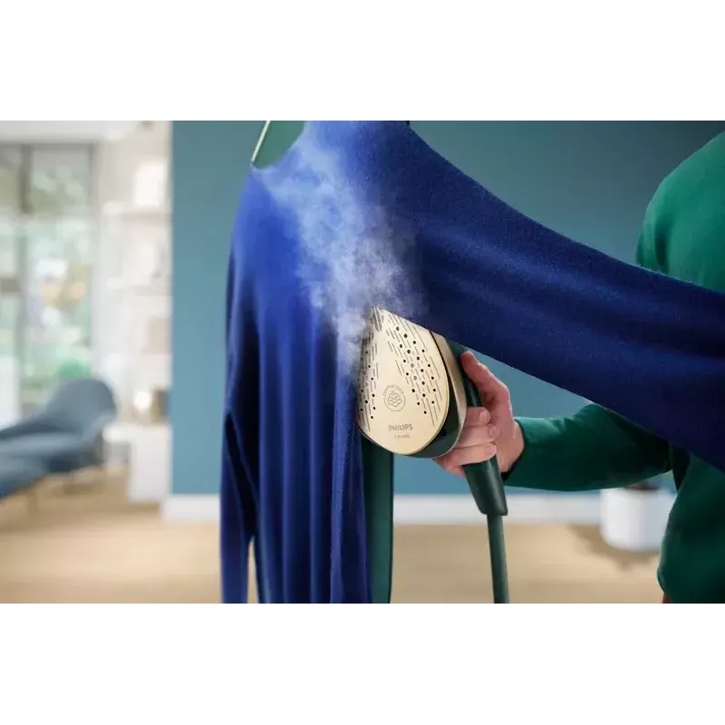 Parownica do ubrań na stojaku Philips AIS6020 1800W, zbiornik 1,1L, 45 g/min ciągłej, 90 g/min boost, OptimalTEMP