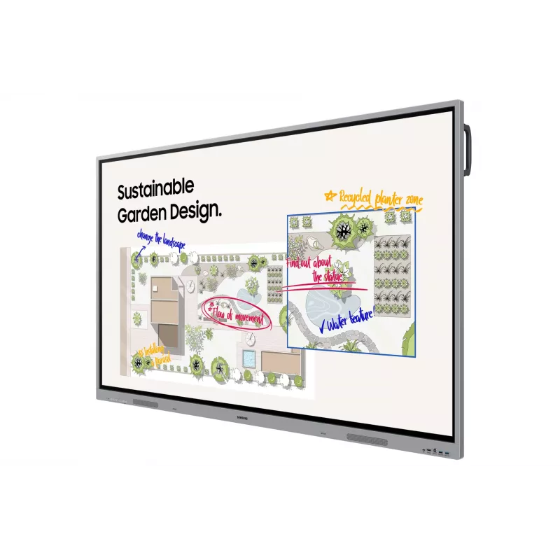 Samsung WE65FX tablica interaktywna 165,1 cm (65 cali) 3840 x 2160 pikseli Dotykowa Szary HDMI