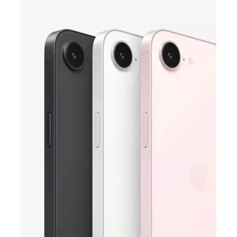 Smartfon Apple iPhone 17e — wyświetlacz 15,5 cm (6,1 cala), A19, 256 GB, tylny aparat 48 MP, Dual SIM, czarny