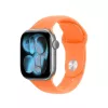 Pasek Apple 42mm Clementine Sport Band S/M — Pomarańczowy, nadgarstek 130–180 mm