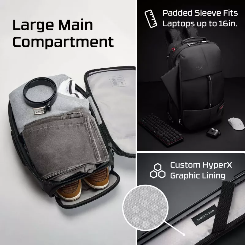 HyperX Knight Backpack, Plecak, 907 g
