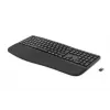 HP 680 Comfort Dual-Mode klawiatura, pełnowymiarowa (100%), bezprzewodowa, RF Wireless + Bluetooth, QWERTY, czarna