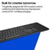 HP 490K Multi-Device Dual-Mode klawiatura, pełnowymiarowa (100%), bezprzewodowa, USB + Bluetooth, QWERTY, czarna