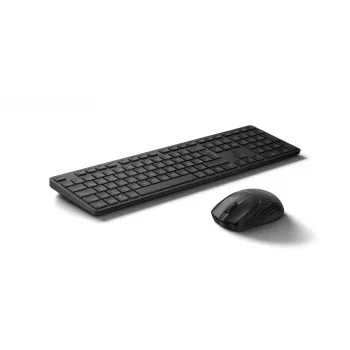 Zestaw klawiatura i mysz KINGSTON 490C — pełnowymiarowa klawiatura bezprzewodowa (RF + Bluetooth), czarna, w zestawie mysz