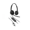 Przewodowy zestaw słuchawkowy stereo HP Poly Mission 425 USB — Bulk, waga 132 g