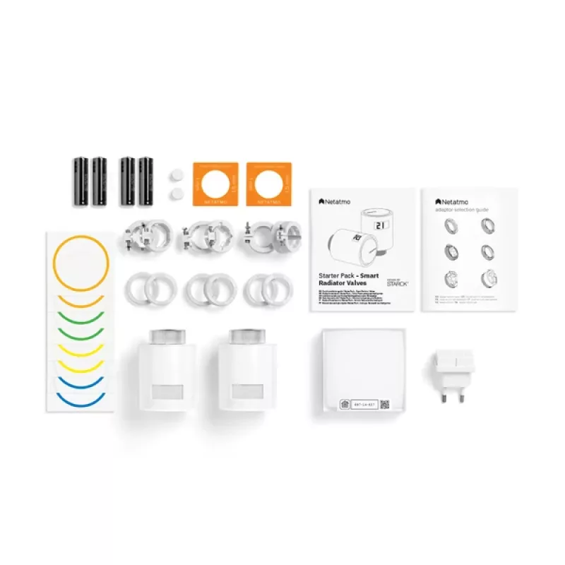 Netatmo NVP01-DE termostatyczny zawór grzejnikowy Nadaje się do użytku wewnątrz pomieszczeń