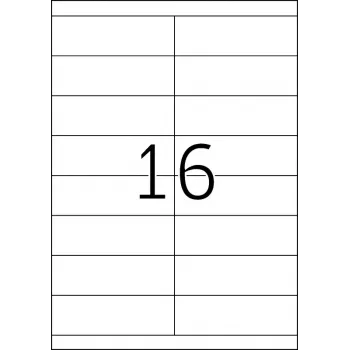Samoprzylepne etykiety do drukarek HERMA Labels Premium A4 105x33.8 mm