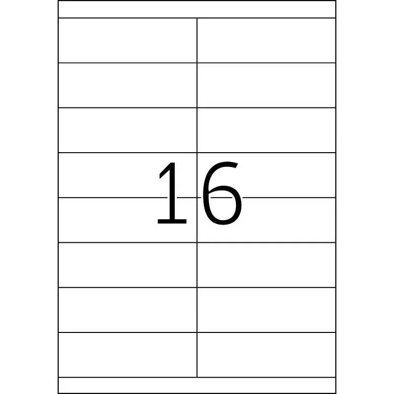 Samoprzylepne etykiety do drukarek HERMA Labels Premium A4 105x33.8 mm