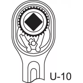 Klucz aluminiowy Gedore 1993 ALU-10 10 mm