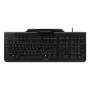 Przewodowa klawiatura Cherry CHERRY KC 1000 SC pełnowymiarowa USB, QWERTY, 109 klawiszy, kabel 1,8 m, czarna