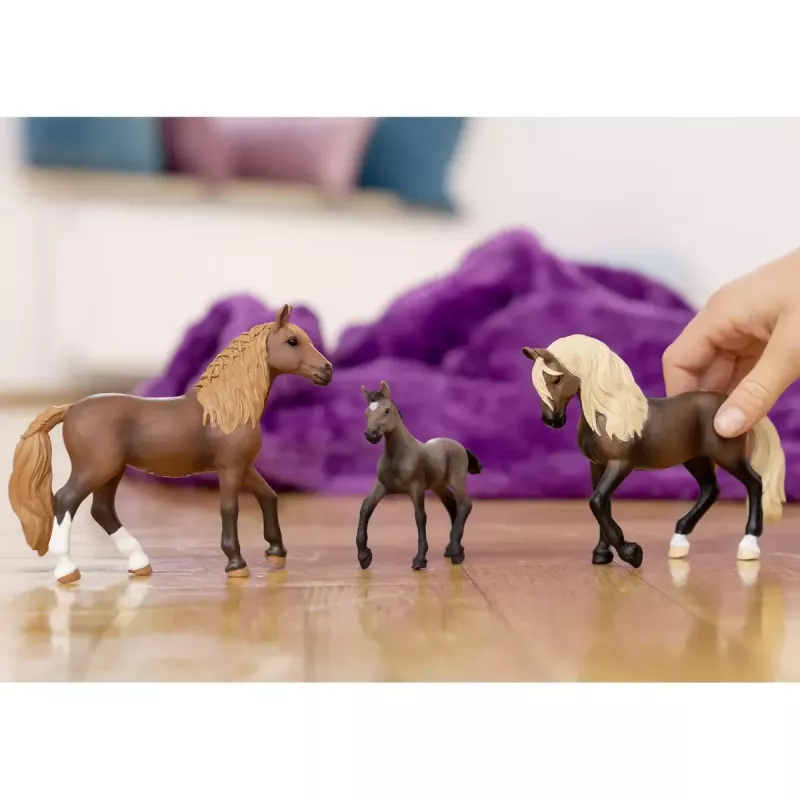 Figurka konia Schleich Ogier Peruvian Paso model 13952, dla dzieci od 5 lat, beżowo-brązowa