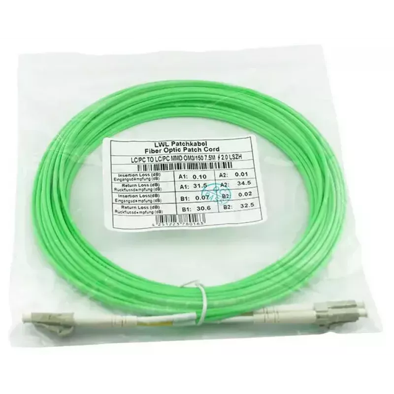 Kabel światłowodowy BlueOptics SFP3131GU15MK LC OM5 15 m zielony