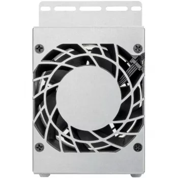 CPU Cooler SILVERSTONE RAC45-FC-801 kompaktowy wentylator 80 mm, srebrno-czarny