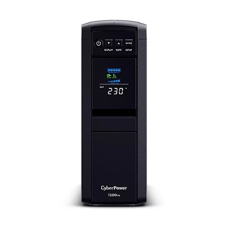 CyberPower CP1200EIPFCLCD zasilacz awaryjny (UPS) Line-Interactive 1,2 kVA 720 W 6 gniazd AC