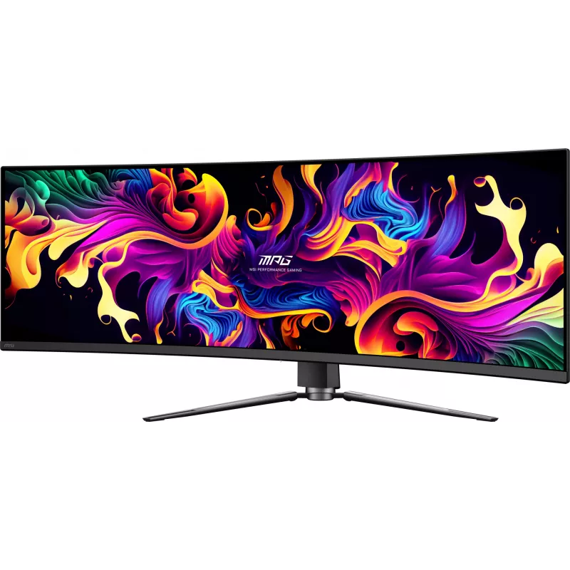 MSI MPG 491CQPX QD-OLED monitor komputerowy 124,5 cm (49 cali) 5120 x 1440 pikseli Dual QHD Czarny