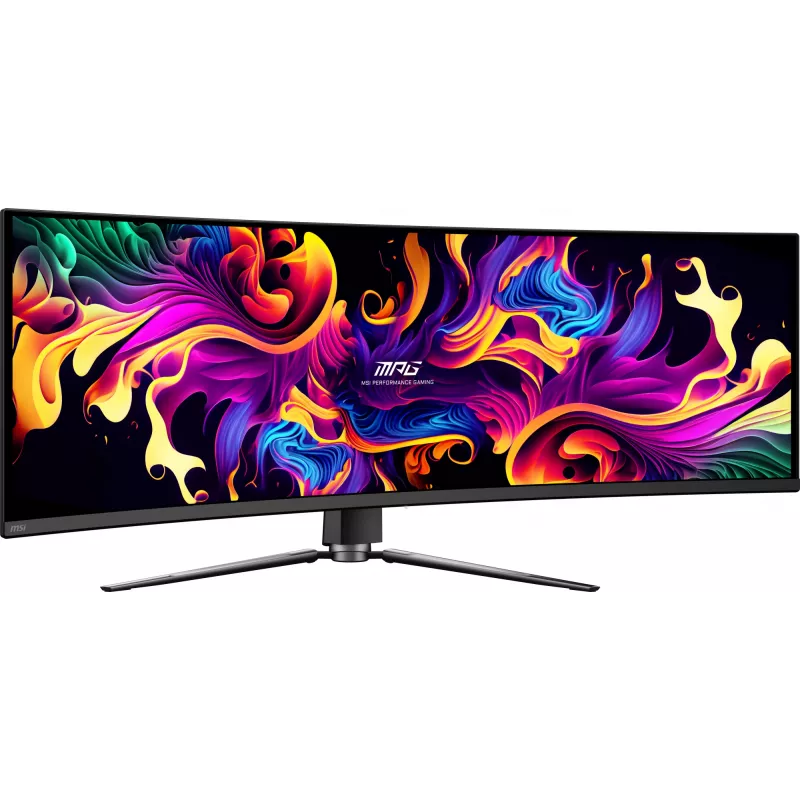 MSI MPG 491CQPX QD-OLED monitor komputerowy 124,5 cm (49 cali) 5120 x 1440 pikseli Dual QHD Czarny
