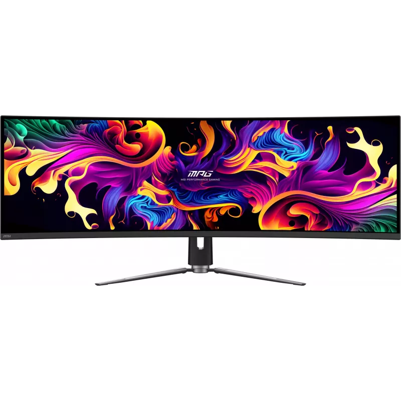 MSI MPG 491CQPX QD-OLED monitor komputerowy 124,5 cm (49 cali) 5120 x 1440 pikseli Dual QHD Czarny