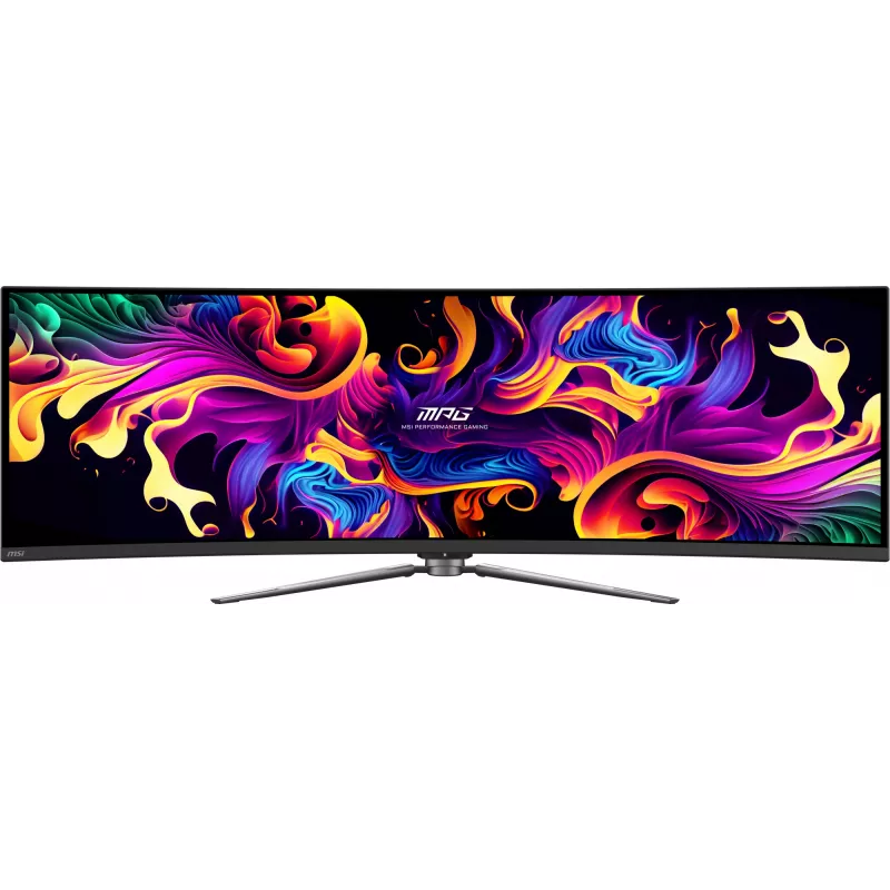 MSI MPG 491CQPX QD-OLED monitor komputerowy 124,5 cm (49 cali) 5120 x 1440 pikseli Dual QHD Czarny