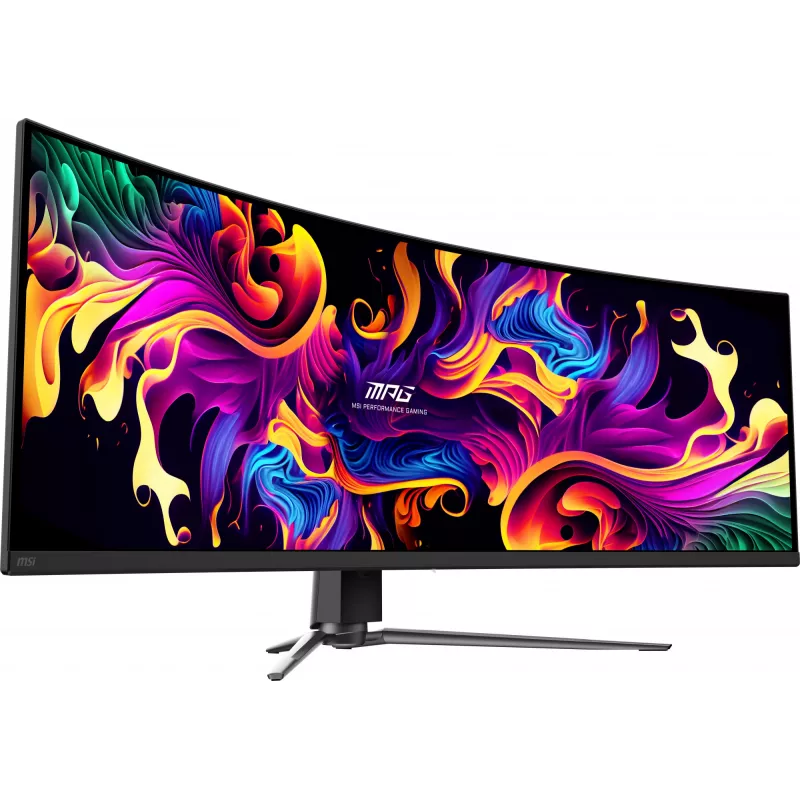 MSI MPG 491CQPX QD-OLED monitor komputerowy 124,5 cm (49 cali) 5120 x 1440 pikseli Dual QHD Czarny