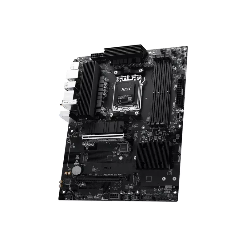 Płyta główna MSI PRO B850-S EVO WIFI — chipset AMD B850, gniazdo AM5, ATX, DDR5, Wi‑Fi 7, 2.5GbE