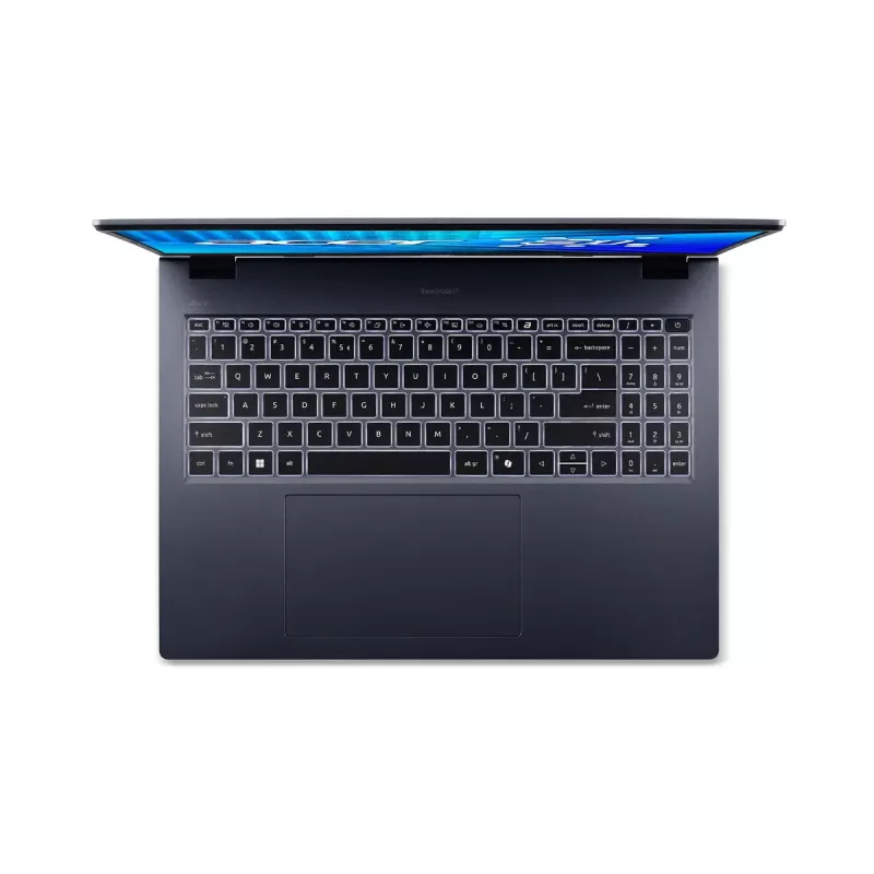 Laptop Acer TravelMate P4 TMP416-74-TCO — Intel Core Ultra 5 225H, 16 cali WUXGA, 16 GB DDR5, 512 GB SSD, Intel Arc 130T, Windows 11 Pro, Niebieski