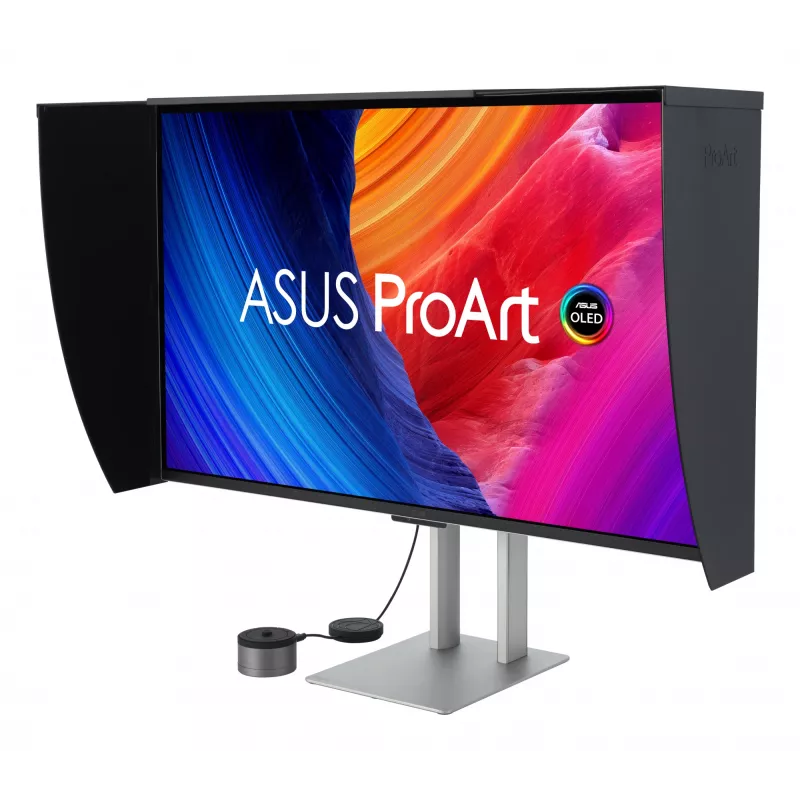 Monitor ASUS ProArt OLED PA32UCDMR-K 80 cm (31,5 cala) 3840 x 2160 pikseli 4K Ultra HD QD-OLED Czarny, Srebrny