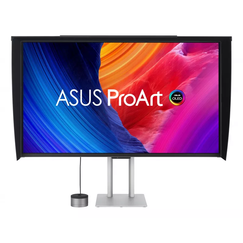 Monitor ASUS ProArt OLED PA32UCDMR-K 80 cm (31,5 cala) 3840 x 2160 pikseli 4K Ultra HD QD-OLED Czarny, Srebrny