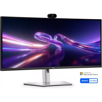 DELL Pro P P3426WEV monitor komputerowy 86,6 cm (34,1 cala) 3440 x 1440 pikseli Wide Quad HD LCD Czarny, Srebrny