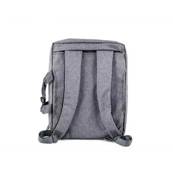 Torba na ramię MODECOM RENO dla laptopów 15,6 cala (39,6 cm), nylon, szary/pomarańczowy