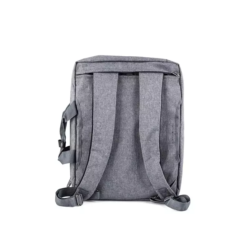 Torba na ramię MODECOM RENO dla laptopów 15,6 cala (39,6 cm), nylon, szary/pomarańczowy