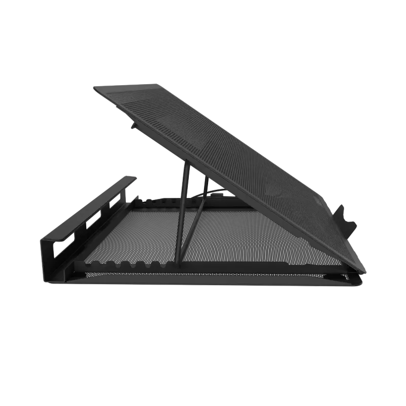 Podkładka chłodząca pod laptopa NATEC Tern 2 Plus — 2 wentylatory, do laptopów do 17,3 cala, czarna