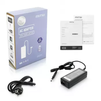 Ładowarka do notebooka MITSU 19.5V 3.33A (złącze 4.8×1.7) do HP