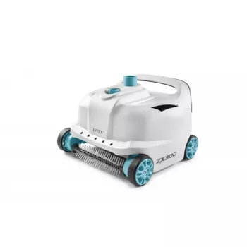 Robotic pool cleaner Intex 28005 — dla basenów, niebiesko-biały, waga 5,66 kg