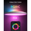 Inteligentne światło sufitowe Govee 30cm RGBWW + RGBIC Wi‑Fi/Bluetooth 28 W, biały, Ø300×30 mm