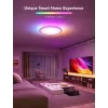 Inteligentne światło sufitowe Govee 30cm RGBWW + RGBIC Wi‑Fi/Bluetooth 28 W, biały, Ø300×30 mm