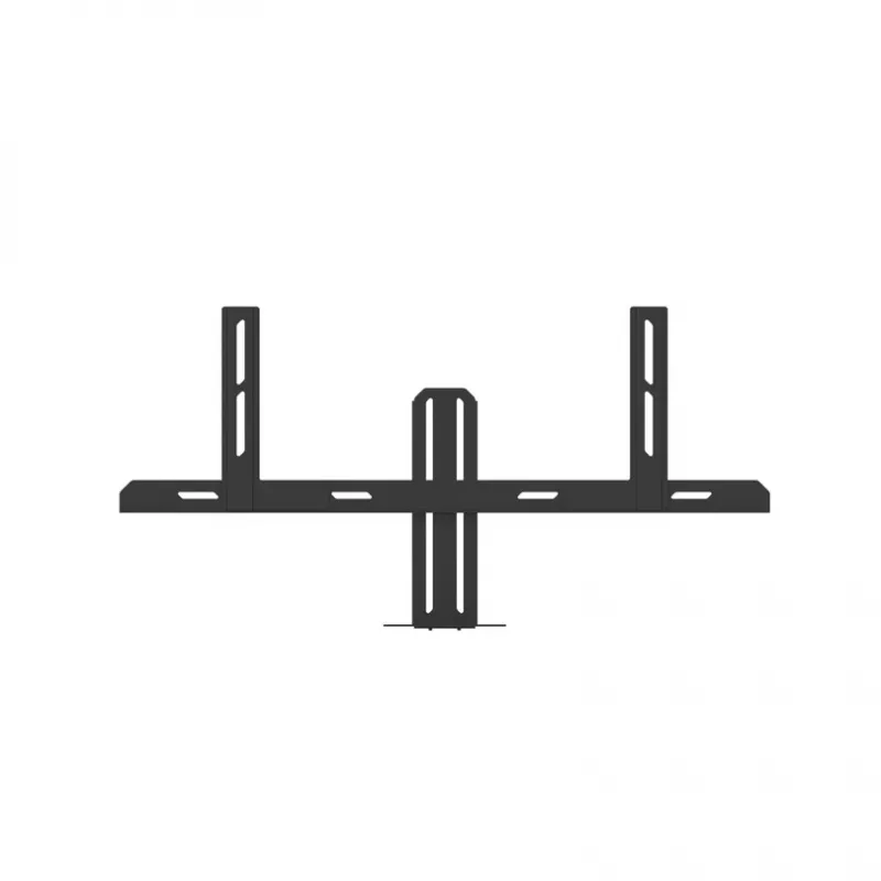 Półka Multibrackets M Universal Camera Holder 55 cali-110 cali Czarna Stal