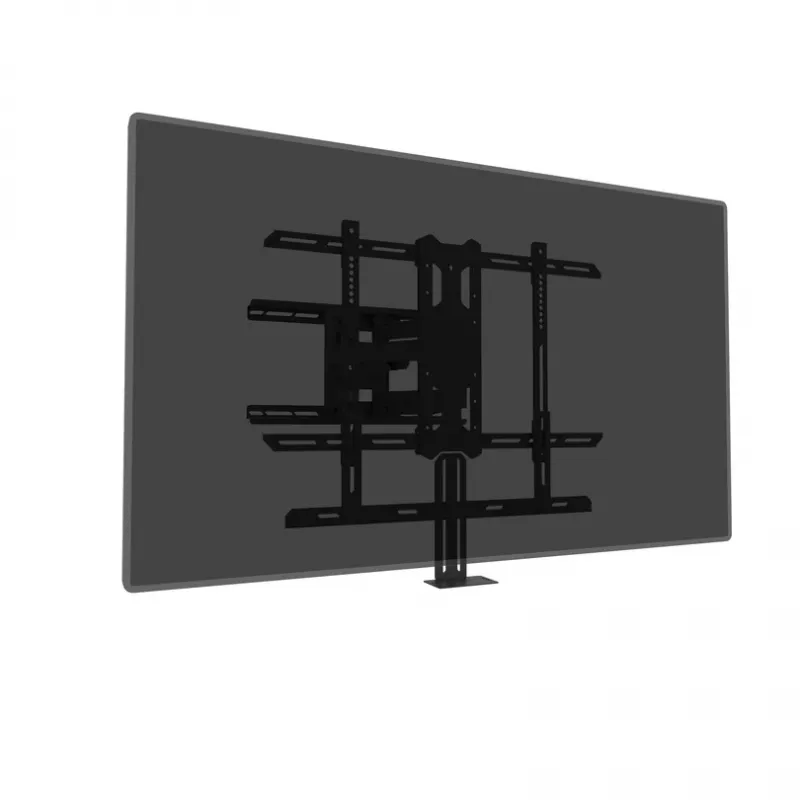 Półka Multibrackets M Universal Camera Holder 55 cali-110 cali Czarna Stal