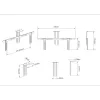 Półka Multibrackets M Universal Camera Holder 55 cali-110 cali Czarna Stal