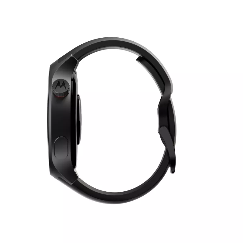 Motorola Moto Watch 3,63 cm (1,43 cala) OLED 47 mm Cyfrowy Ekran dotykowy Czarny GPS (satelitarny)