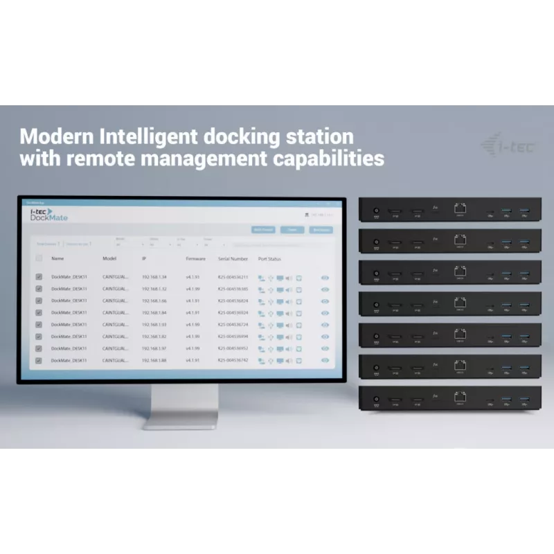 i-tec Thunderbolt 4 Intelligent Dual Display Docking Station + Power Delivery 90W