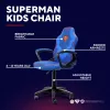 Fotel gamingowy TRUST GXT 703SM REVVO Kids Superman niebieski – dziecięcy fotel gamingowy, ergonomiczna konstrukcja, regulowane funkcje