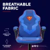 Fotel gamingowy TRUST GXT 703SM REVVO Kids Superman niebieski – dziecięcy fotel gamingowy, ergonomiczna konstrukcja, regulowane funkcje