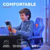 Fotel gamingowy TRUST GXT 703SM REVVO Kids Superman niebieski – dziecięcy fotel gamingowy, ergonomiczna konstrukcja, regulowane funkcje