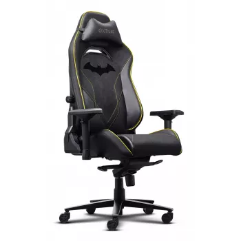 Fotel gamingowy do PC TRUST 25787 — wyściełane siedzisko, maks. obciążenie 150 kg, 710×750 mm, wysokość do 134 cm, czarny